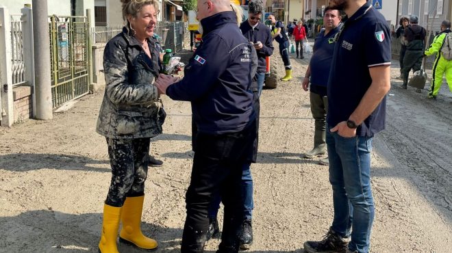 Sopralluogo di Bonaccini nel Cesenate “Ricostruiremo tutto”