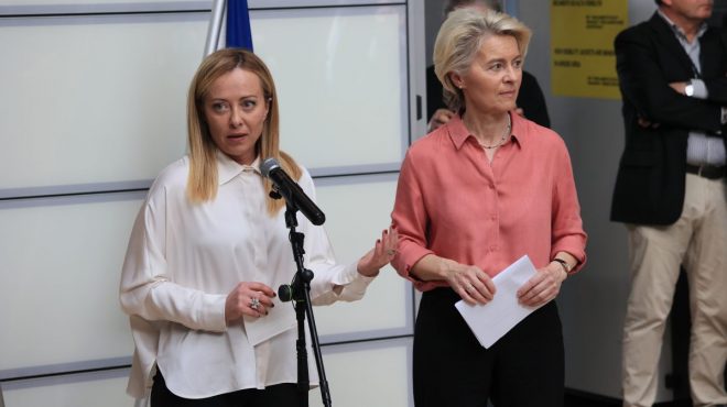 Alluvione, Von der Leyen con Meloni in E.Romagna “Europa è con voi”