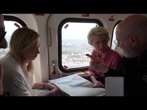 Emilia Romagna, Meloni e von der Leyen in visita nelle zone colpite dall’alluvione