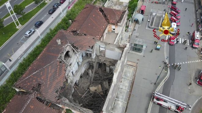 Crollo Porta Susa a Torino, si lavora alla messa in sicurezza