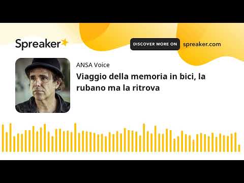 Viaggio della memoria in bici, la rubano ma la ritrova