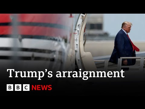 Donald Trump arrives in Florida ahead of court appearance – BBC News