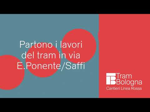 Partono i lavori del tram in via Emilia Ponenete / Saffi