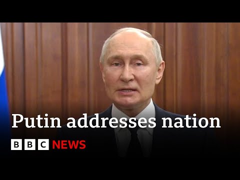 Vladimir Putin gives TV address following Wagner mutiny – BBC News