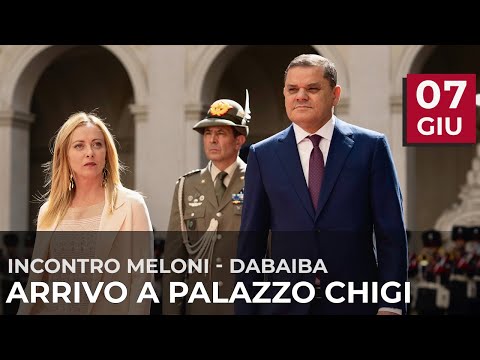 Il Presidente Meloni incontra il Primo Ministro del Governo di Unità Nazionale libico