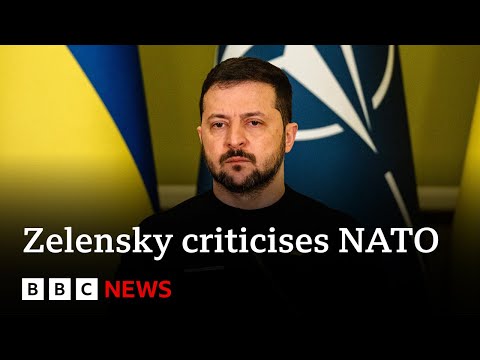 President Zelensky criticises NATO “weakness” for denying Ukraine membership – BBC News