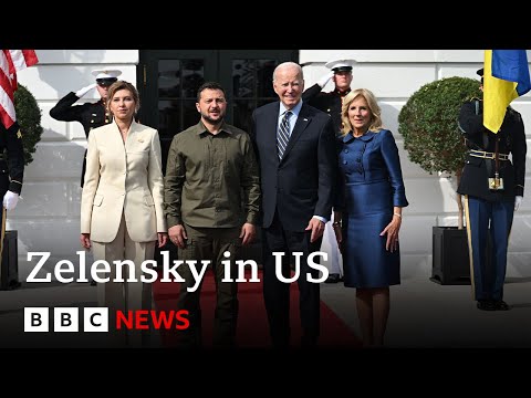 Ukraine’s President Zelensky holds talks with Joe Biden at White House – BBC News