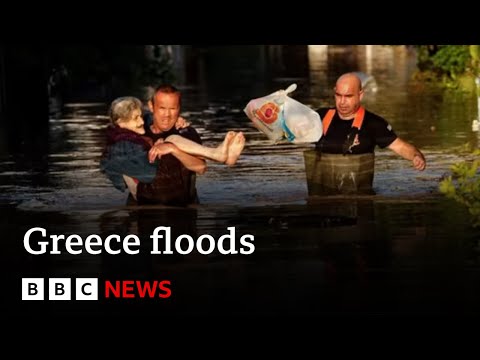 Hundreds stranded without food in Greece floods – BBC News