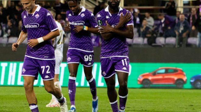 La Fiorentina fa 6 gol al Cukaricki in Conference