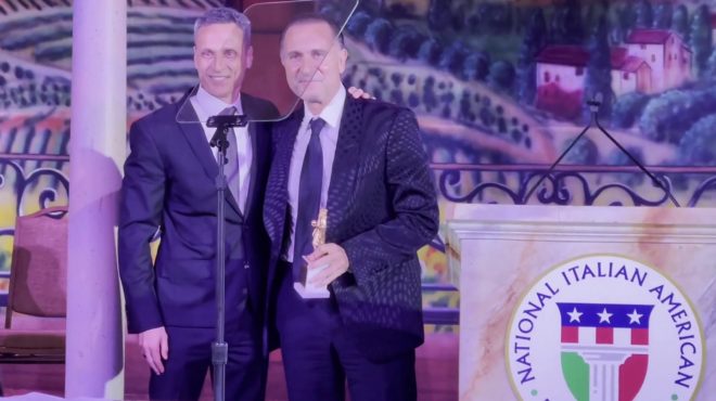 Il patron rossonero Cardinale premiato al gala Niaf “Forza Milan”