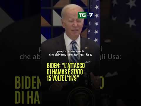 #Biden a #TelAviv: “L’attacco di #Hamas è stato come quindici 11 settembre”