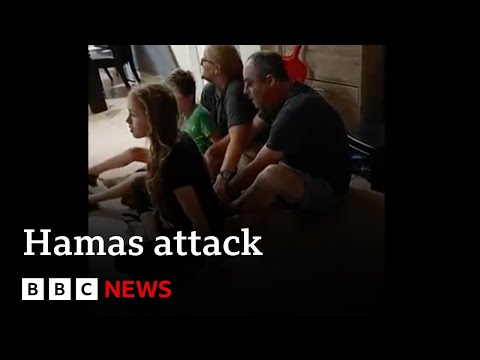 Shocking video shows family held captive by Hamas after killing teenage daughter – BBC News