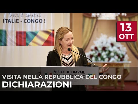 Dichiarazioni del Presidente Meloni e del Presidente della Repubblica del Congo