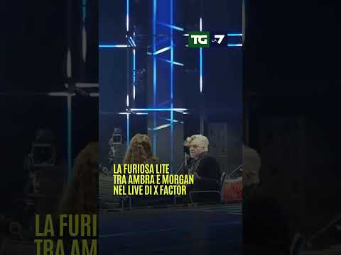 La furiosa #lite tra #Ambra e #Morgan nel #live di #XFactor