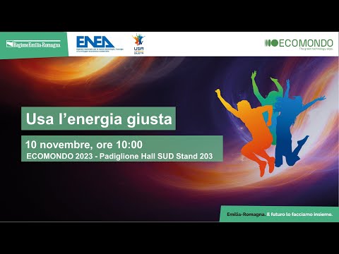 ECOMONDO 2023 – Usa l’energia giusta