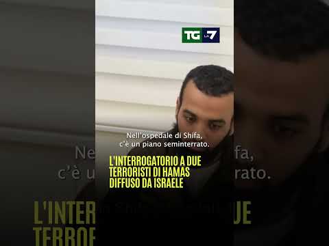 L’interrogatorio a due terroristi di #Hamas diffuso da #Israele