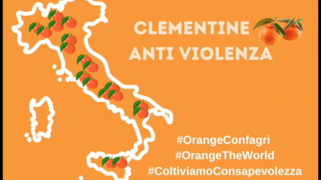 Le clementine anti violenza di Confagricoltura