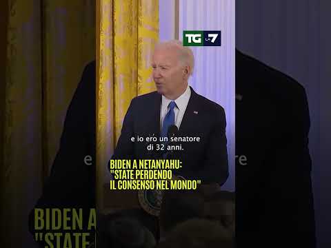 #Biden a #Netanyahu: “State perdendo il consenso nel #mondo”