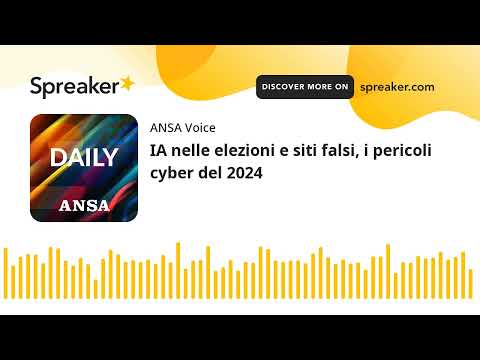 IA nelle elezioni e siti falsi, i pericoli cyber del 2024