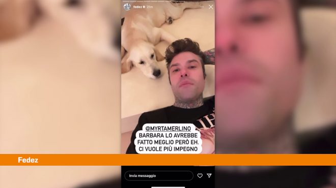 Fedez contro Pomeriggio Cinque “Sotto casa mia solo scoop sul cane”