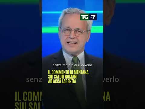 Il commento di #Mentana sui saluti romani ad #AccaLarentia