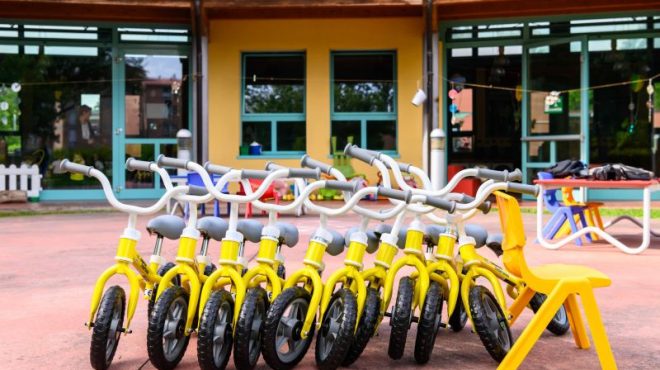 Il Tour de France regala 50 biciclette ai nidi bolognesi