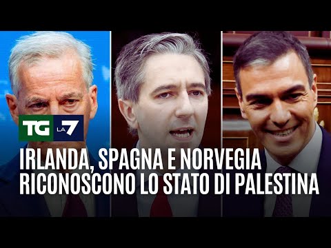 Irlanda, Spagna e Norvegia riconoscono lo stato di Palestina