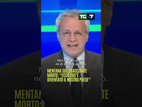 Mentana sul bracciante morto: “Ecco cos’è diventato il nostro Paese”