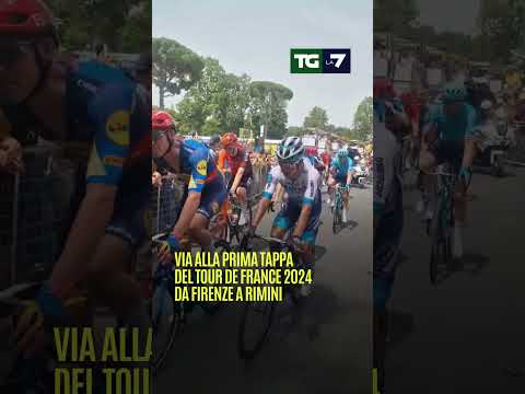 Via alla prima tappa del #Tour de France 2024 da Firenze a Rimini