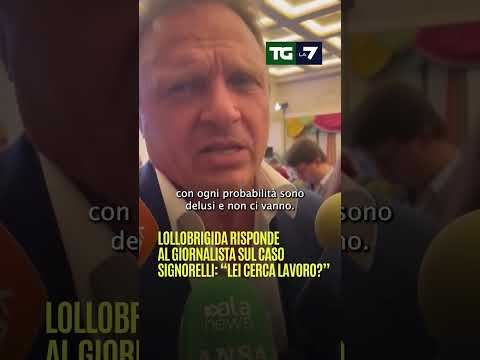 #Lollobrigida risponde al giornalista sul caso #Signorelli: “Lei cerca lavoro?”