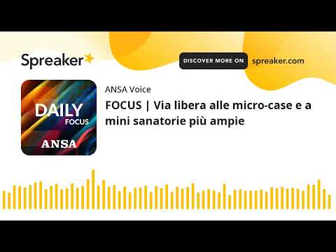 FOCUS | Via libera alle micro-case e a mini sanatorie più ampie