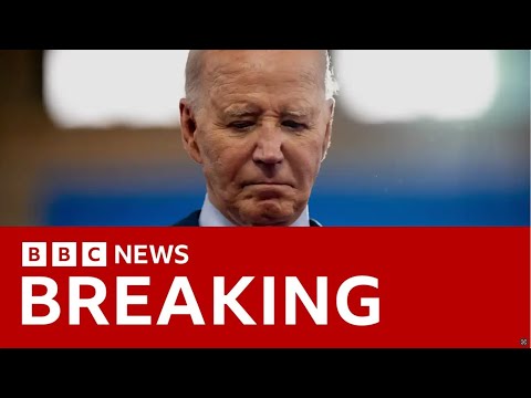 Joe Biden endorses Kamala Harris as he abandons presidential race | BBC News