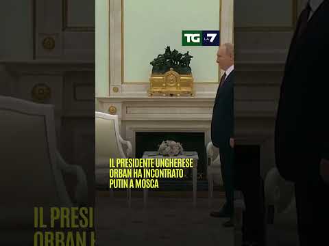 Il presidente ungherese #Orban ha incontrato #Putin a Mosca