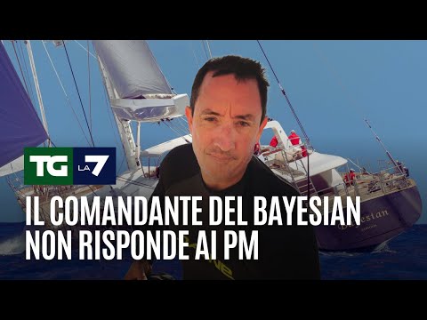 Il comandante del Bayesian non risponde ai PM