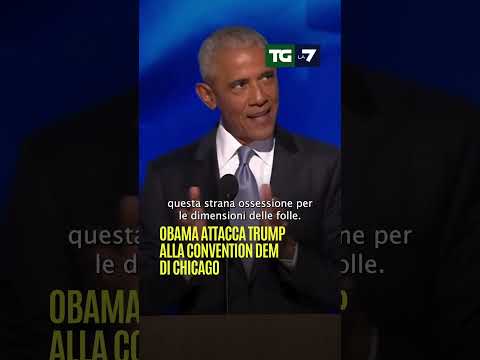 #Obama attacca #Trump alla Convention DEM di Chicago