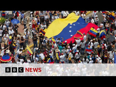 Fresh protests in Venezuela as anger grows at disputed election result | BBC News