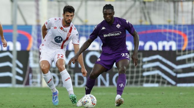 Monza avanti di due gol, Fiorentina 2-2 al 96′ con Gosens