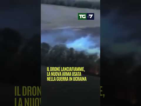 Il drone lanciafiamme, la nuova arma usata nella guerra in #Ucraina