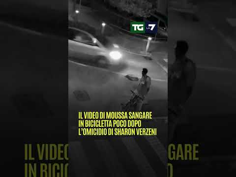 Il video di Moussa #Sangarè in bicicletta poco dopo l’omicidio di Sharon #Verzeni