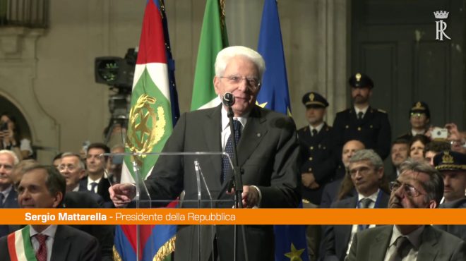 Mattarella a Catania inaugura la nona edizione del Trofeo Coni