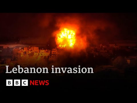 Israel warns Lebanon of “destruction like Gaza” as it sends in thousands more troops | BBC News