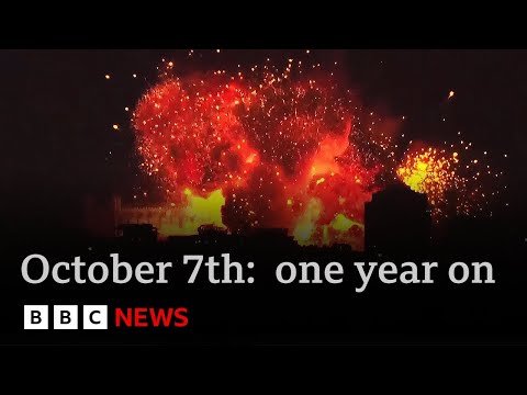 One year after October 7th a wider war threatens middle east | BBC News