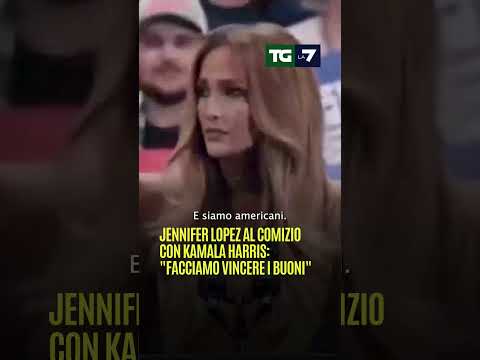 Jennifer #Lopez al comizio con Kamala #Harris: “Facciamo vincere i buoni”