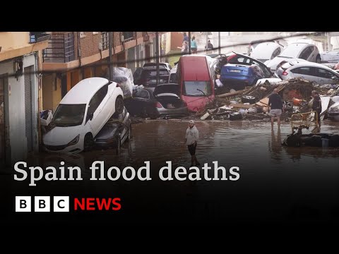 More flooding hits Spain as at least 217 people confirmed dead | BBC News