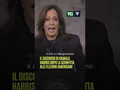 Il discorso di Kamala #Harris dopo la sconfitta alle elezioni americane