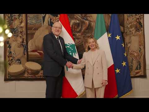 Il Presidente Meloni incontra il Primo Ministro del Libano Mikati