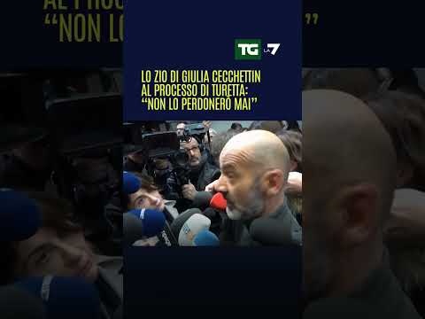 Lo zio di Giulia #Cecchettin al processo di Turetta: “Non lo perdonerò mai”