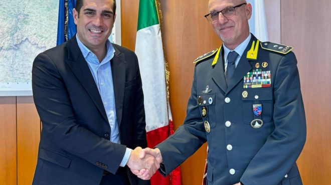 De Pascale ha ricevuto comandante regionale della Guardia di Finanza